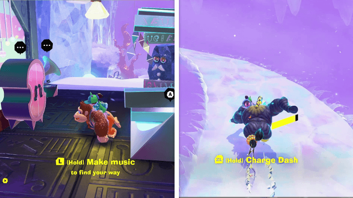 DK Bananza - T-rex Guide - Zebra Bananza Run Up