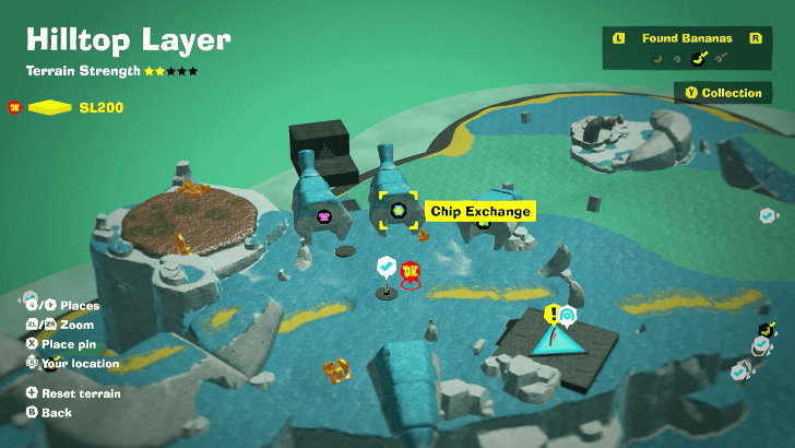 Hilltop Chip Exchange Banandium Gem Map Location