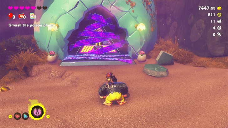 Forest Layer Challenge Course 3 Overworld Location