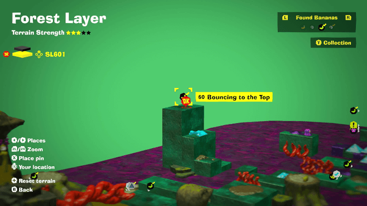 Bouncing to the Top Banandium Gem Map Location