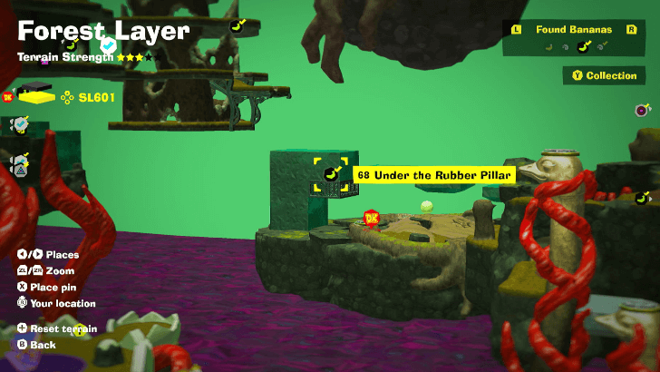 Under the Rubber Pillar Banandium Gem Map Location