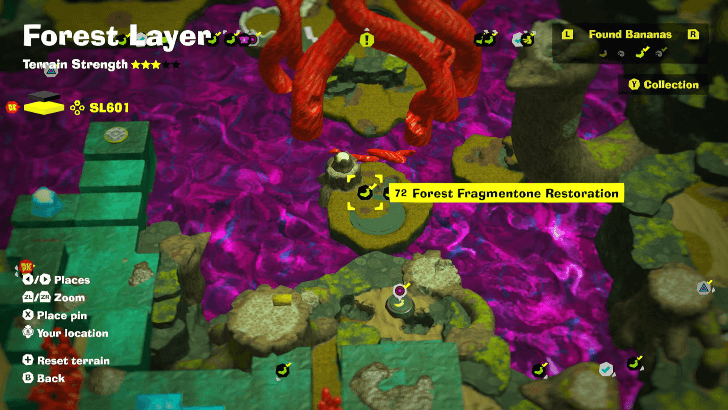 Forest Fragmentone Recovery Banandium Gem Map Location