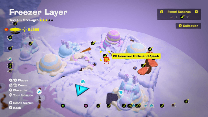 Freezer Hide-and-Seek Banandium Gem Map Location