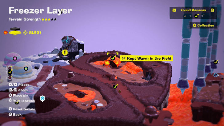 Kept Warm in the Field Banandium Gem Map Location