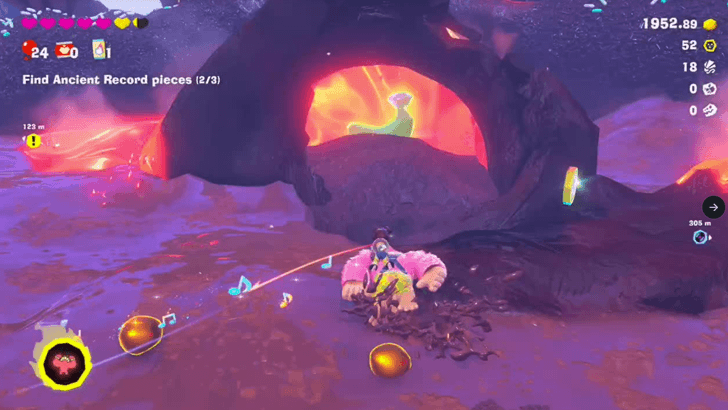 Kept Warm in the Field Banandium Gem Overworld Location