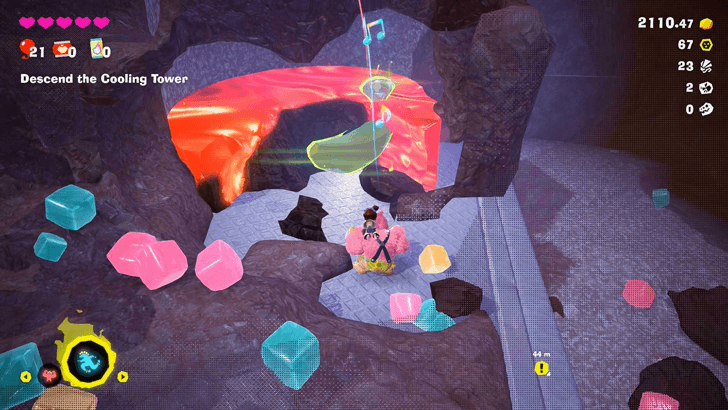 Buried in the Cooling Tower Banandium Gem Overworld Location