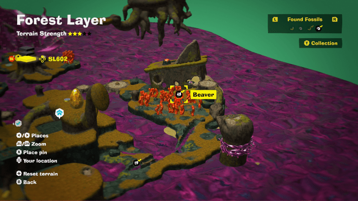 Beaver 50 Fossil Map Location