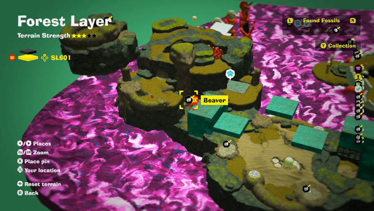 Beaver 47 Fossil Map Location