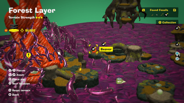 Beaver 54 Fossil Map Location