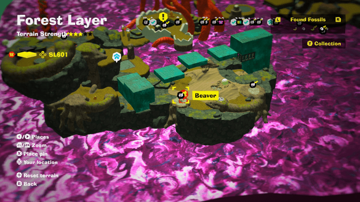 Beaver 46 Fossil Map Location