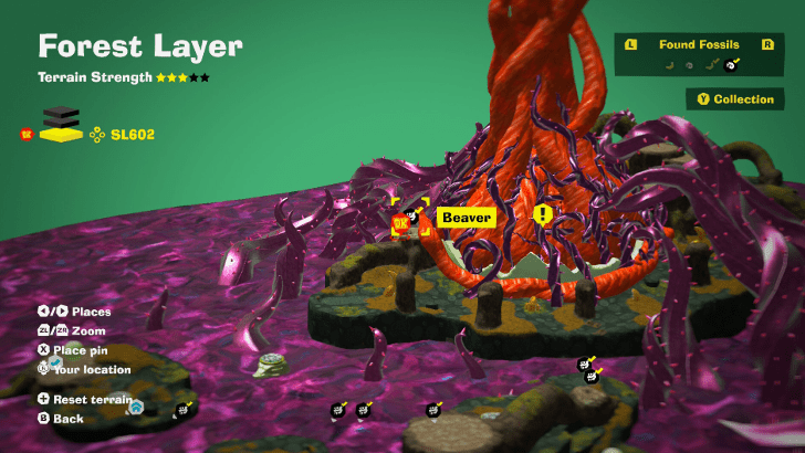 Beaver 55 Fossil Map Location