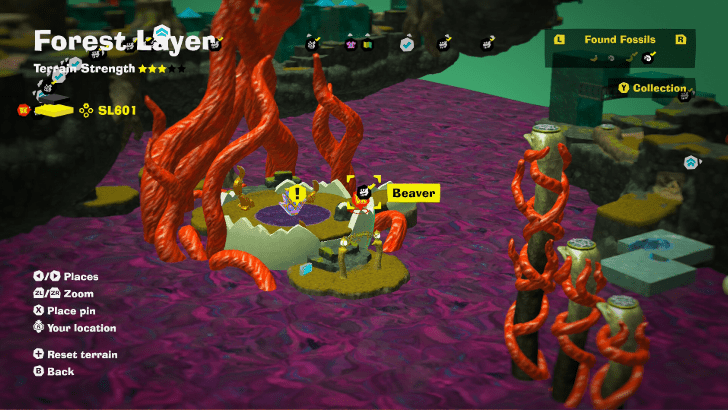 Beaver 43 Fossil Map Location