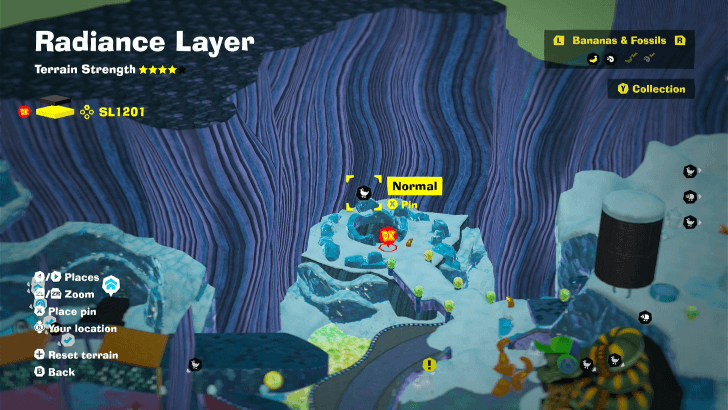 Banana Bird 20 Fossil Map Location