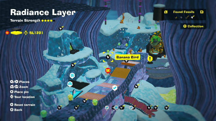 Banana Bird 19 Fossil Map Location