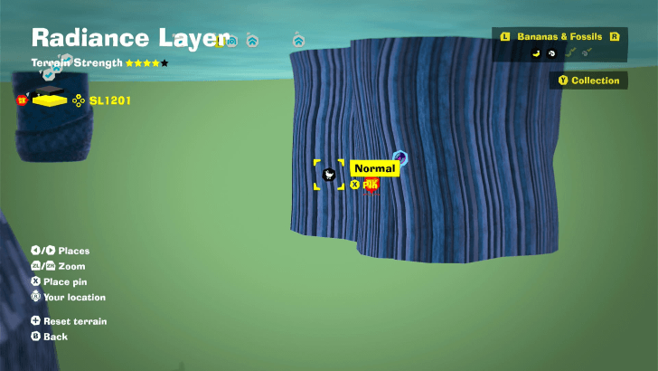 Banana Bird 25 Fossil Map Location