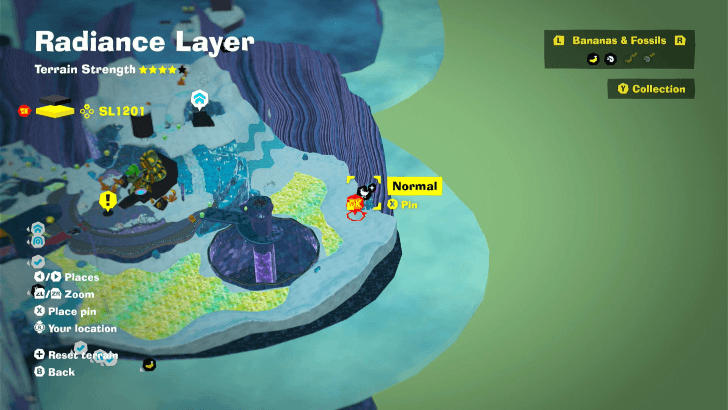 Banana Bird 23 Fossil Map Location