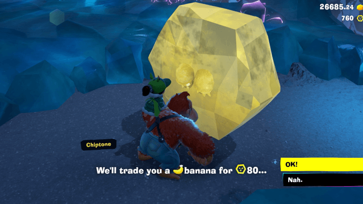 Radiance Chip Exchange Banandium Gem Overworld Location