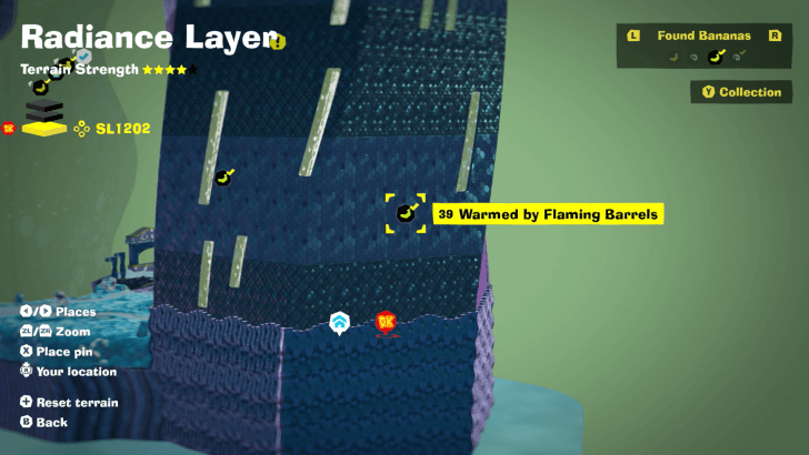 Warmed by Flaming Barrels Banandium Gem Map Location