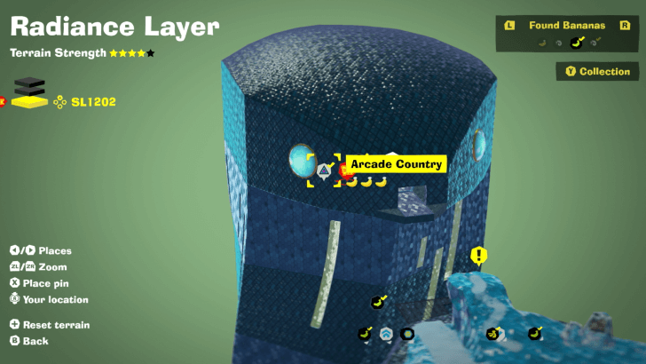 Hidden in the Girders Banandium Gem Map Location