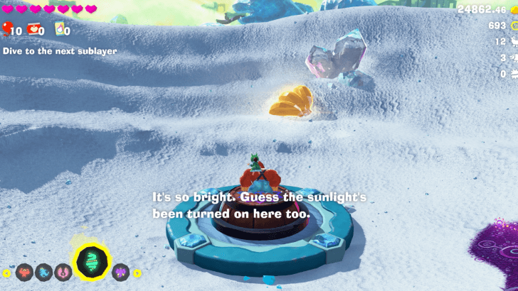 Settled upon Serpent Sands! Banandium Gem Overworld Location