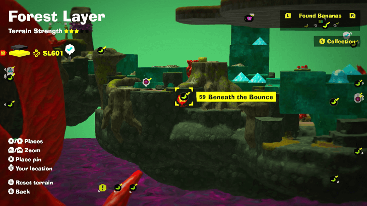 Beneath the Bounce Banandium Gem Map Location