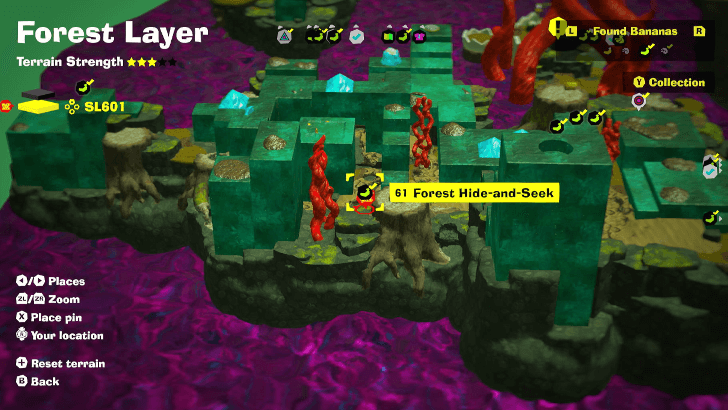 Forest Hide and Seek Banandium Gem Map Location