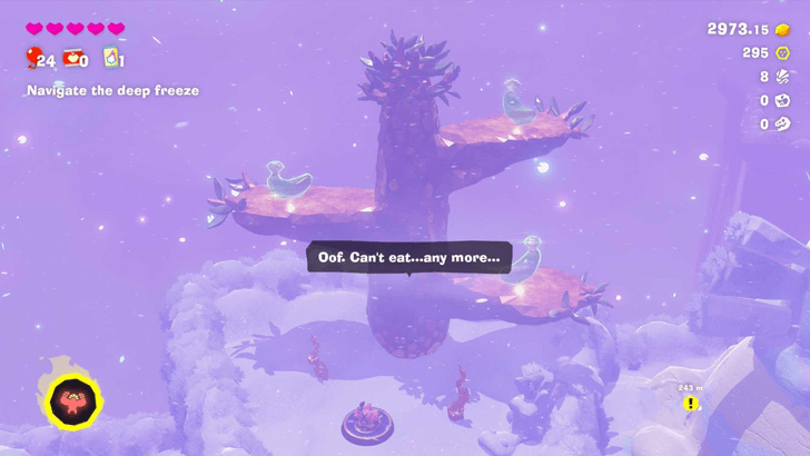 The Freezer Growtone Banandium Gem Overworld Location