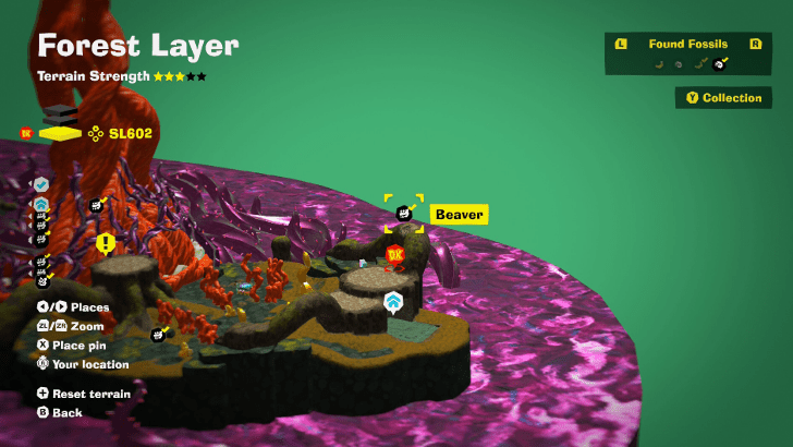 Beaver 57 Fossil Map Location