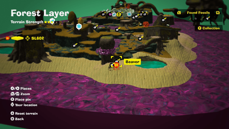 Beaver 61 Fossil Map Location