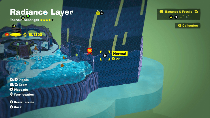 Banana Bird 34 Fossil Map Location