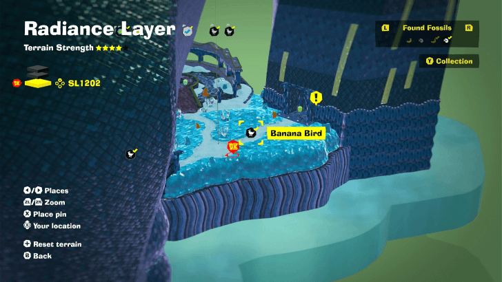 Banana Bird 31 Fossil Map Location