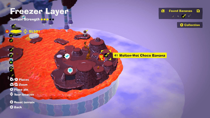 Molten-Hot Choco Banana Banandium Gem Map Location