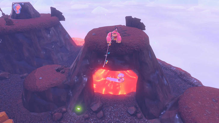 Molten-Hot Choco Banana Banandium Gem Overworld Location