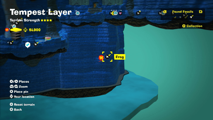 Frog 17 Fossil Map Location