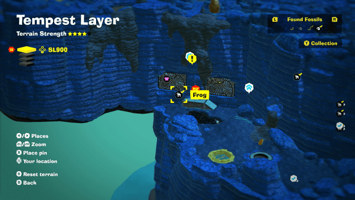 Frog 5 Fossil Map Location