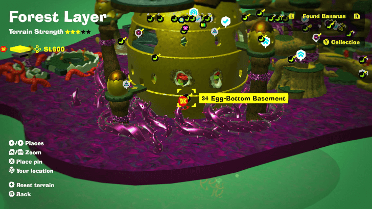 Egg-Bottom Basement Banandium Gem Map Location
