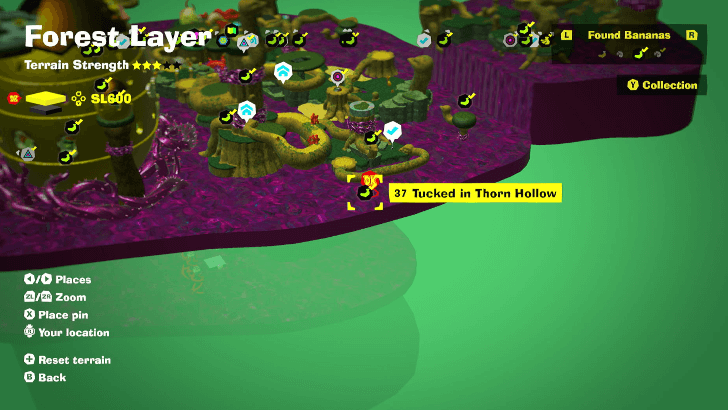 Tucked in Thorn Hollow Banandium Gem Map Location