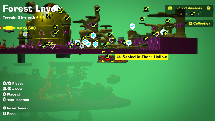 Sealed in Thorn Hollow Banandium Gem Map Location