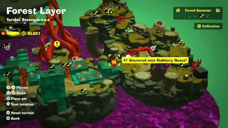 Bounced into Rubbery Roost! Banandium Gem Map Location