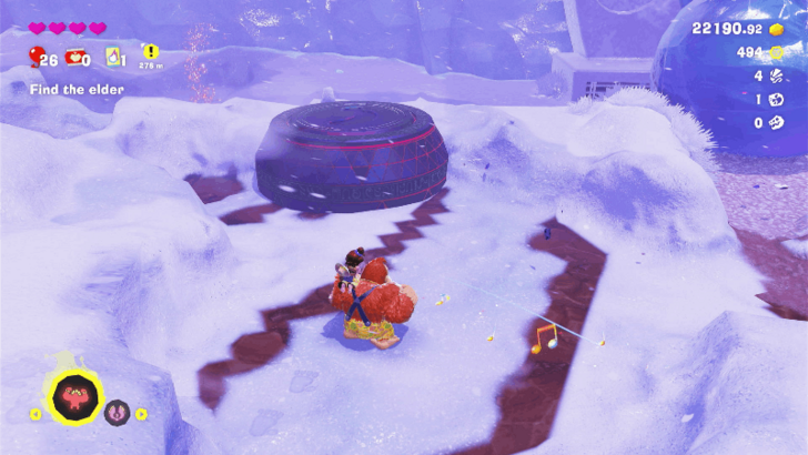 Freezer Layer Battle Challenge 2 Overworld Location