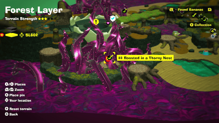 Roosted in a Thorny Nest Banandium Gem Map Location