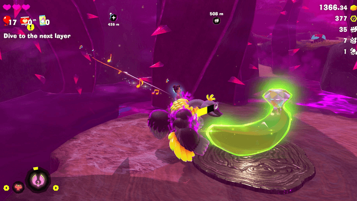 Roosted in a Thorny Nest Banandium Gem Overworld Location