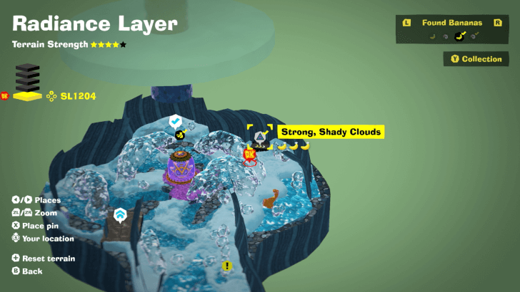 Hidden in the Moving Wall Banandium Gem Map Location