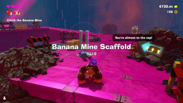 Banana Mine Scaffold Checkpoint Checkpoint Overworld Location