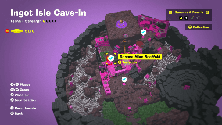 Banana Mine Scaffold Checkpoint Checkpoint Map Location