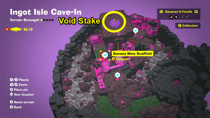 Banana Mine Void Stake Void Stake Map Location