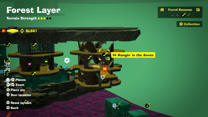 A View of Mossplume Marsh Banandium Gem Map Location