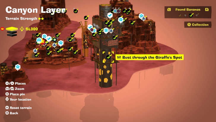 Bust Through the Giraffe’s Spot Banandium Gem Map Location