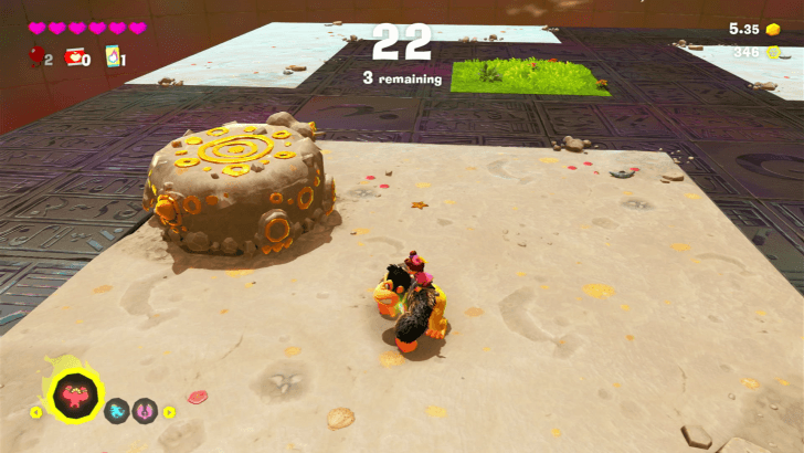 Lure the Molevoloids into the Sand Terrain