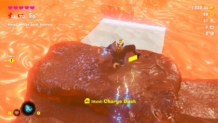 Treat on a Tiny Island Banandium Gem Overworld Location